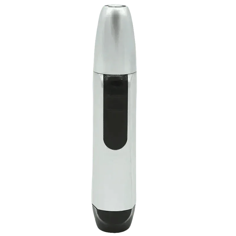 Black and Silver Nose Hair Trimmer Electric Ear Neck Trimmer Nose Hair Removal by Queen Make Up Store