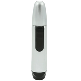 Black and Silver Nose Hair Trimmer Electric Ear Neck Trimmer Nose Hair Removal by Queen Make Up Store