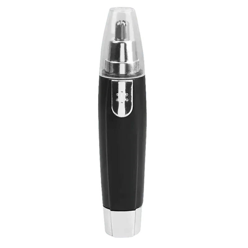 Black and Silver Nose Hair Trimmer Electric Ear Neck Trimmer Nose Hair Removal by Queen Make Up Store