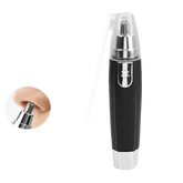 Black and Silver Nose Hair Trimmer Electric Ear Neck Trimmer Nose Hair Removal by Queen Make Up Store
