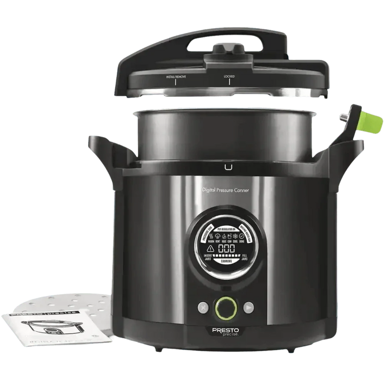 Black and Silver Electric Pressure Canner Electric Pressure Cooker by Shop1103135211 Store
