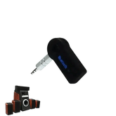 Black Bluetooth Receiver Aux A2DP Headphone Adapter bluetooth Adapter by RRR global 3c electronics store Store