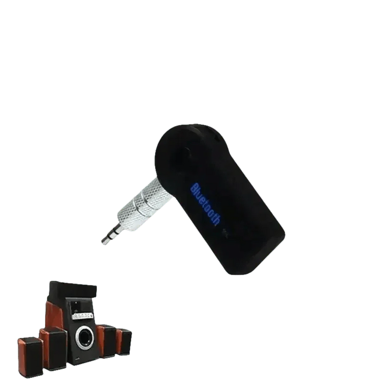 Black Bluetooth Receiver Aux A2DP Headphone Adapter bluetooth Adapter by RRR global 3c electronics store Store