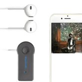 Black Bluetooth Receiver Aux A2DP Headphone Adapter bluetooth Adapter by RRR global 3c electronics store Store