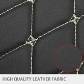Black Car Seat Protector Pad with Red Stitching Car seat cover by DSERS