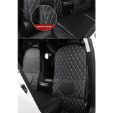 Black Car Seat Protector Pad with Red Stitching Car seat cover by DSERS