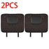 Black Car Seat Protector Pad with Red Stitching Car seat cover by DSERS