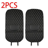 Black Car Seat Protector Pad with Red Stitching Car seat cover by DSERS