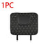 Black Car Seat Protector Pad with Red Stitching Car seat cover by DSERS