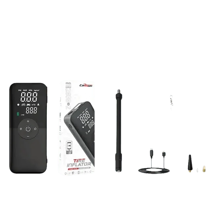 Kenor CXV Multifunction Power Black Digital Tire Inflator Digital Tire Inflator by Shop912656594 Store