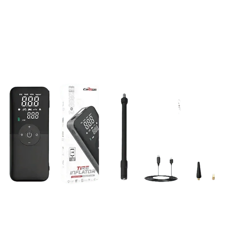 Kenor CXV Multifunction Power Black Digital Tire Inflator Digital Tire Inflator by Shop912656594 Store