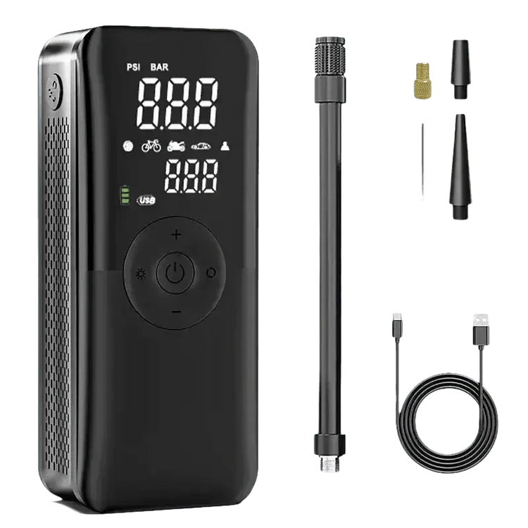 Kenor CXV Multifunction Power Black Digital Tire Inflator Digital Tire Inflator by Shop912656594 Store