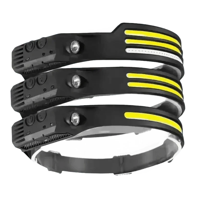 Black Induction Headlamp Cob Led Sensor W689-2 Headlamp by ESMARTER Store