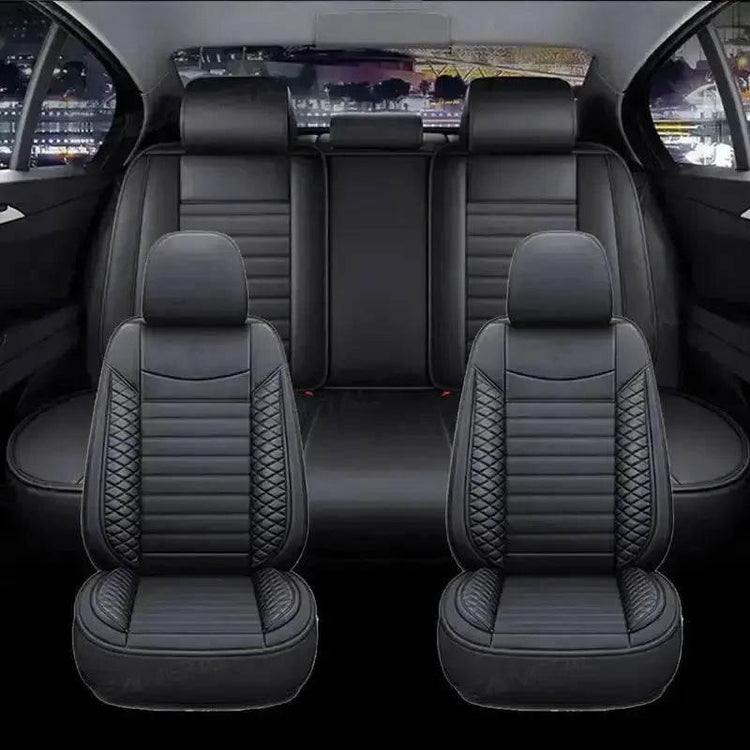 Black Leather Car Seat Covers Seametal Car Seat Car seat cover by DSERS