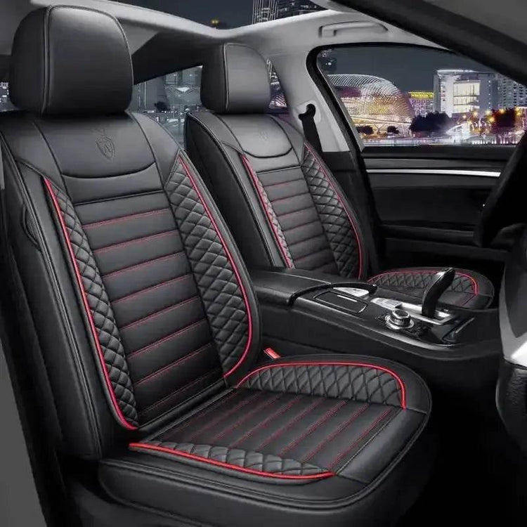 Black Leather Car Seat Covers Seametal Car Seat Car seat cover by DSERS