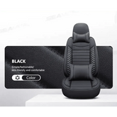 Black Leather Car Seat Covers Seametal Car Seat Car seat cover by DSERS