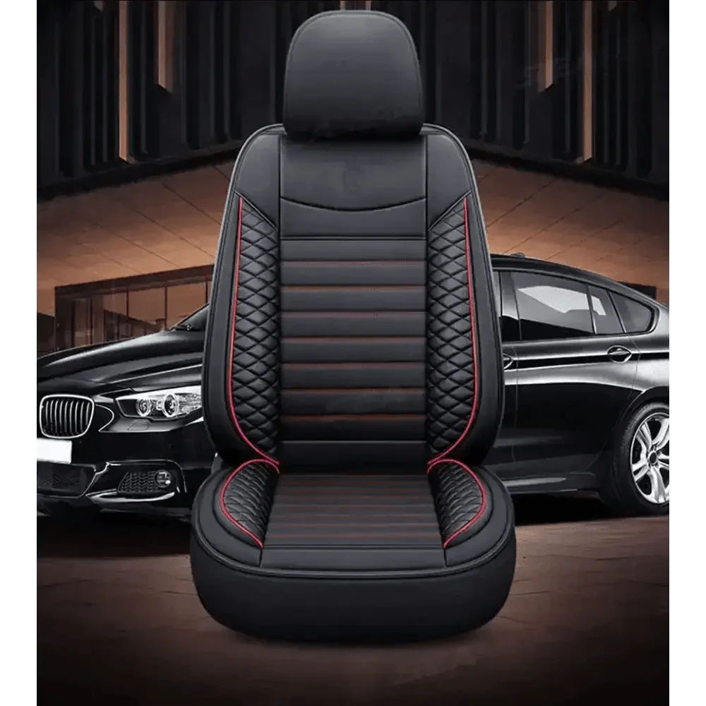 Black Leather Car Seat Covers Seametal Car Seat Car seat cover by DSERS