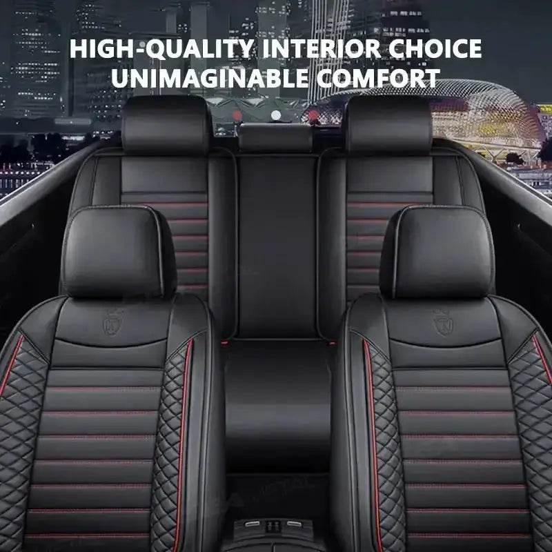 Black Leather Car Seat Covers Seametal Car Seat Car seat cover by DSERS