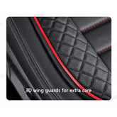 Black Leather Car Seat Covers Seametal Car Seat Car seat cover by DSERS