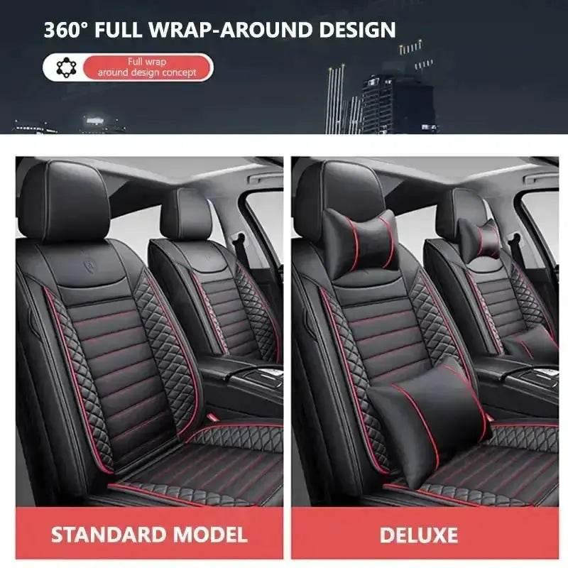 Black Leather Car Seat Covers Seametal Car Seat Car seat cover by DSERS