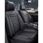 Black Leather Car Seat Covers Seametal Car Seat Car seat cover by DSERS