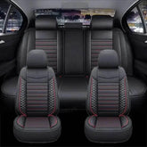 Black Leather Car Seat Covers Seametal Car Seat Car seat cover by DSERS