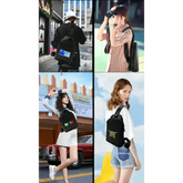 Black LED Pixel Backpacks and Smart Waist Bags LED Bag by DSERS