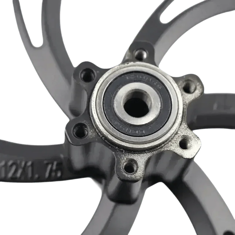Black Motorcycle Wheel for Electric Scooters 12 Inch Rims by tian Store