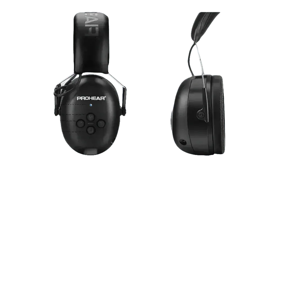 Black Noise Canceling Bluetooth Earmuffs Headphones by ZOHAN Official Store