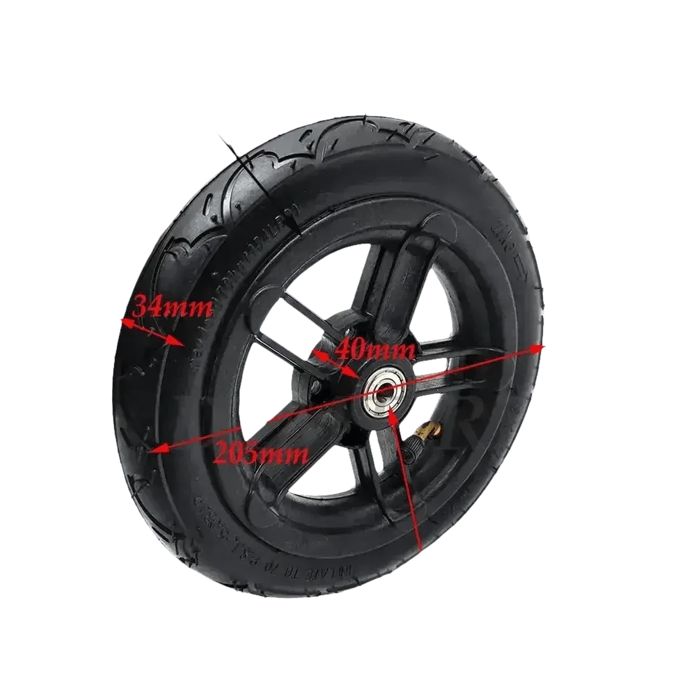 Black Wheel Pneumatic Tire for Folding Electric Scooter. Inner Outer Tire for A-bike. Tire for E-bike by Szj CST Chaoyang Tyre Preferred Store
