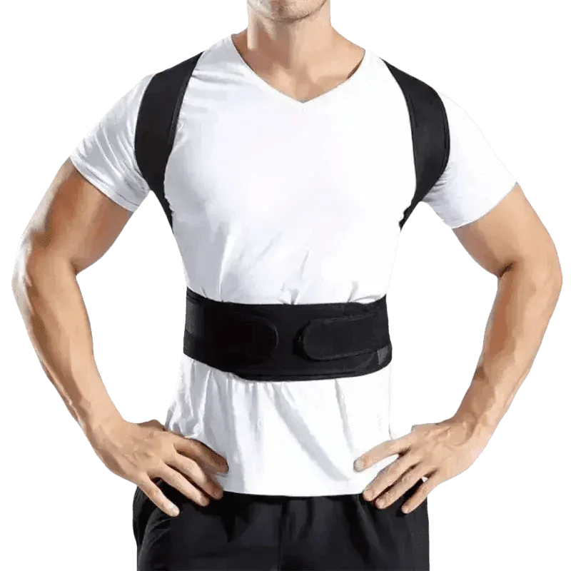 Black Posture Corrector Belt Back Posture Corrector by Shop1102472294 Store