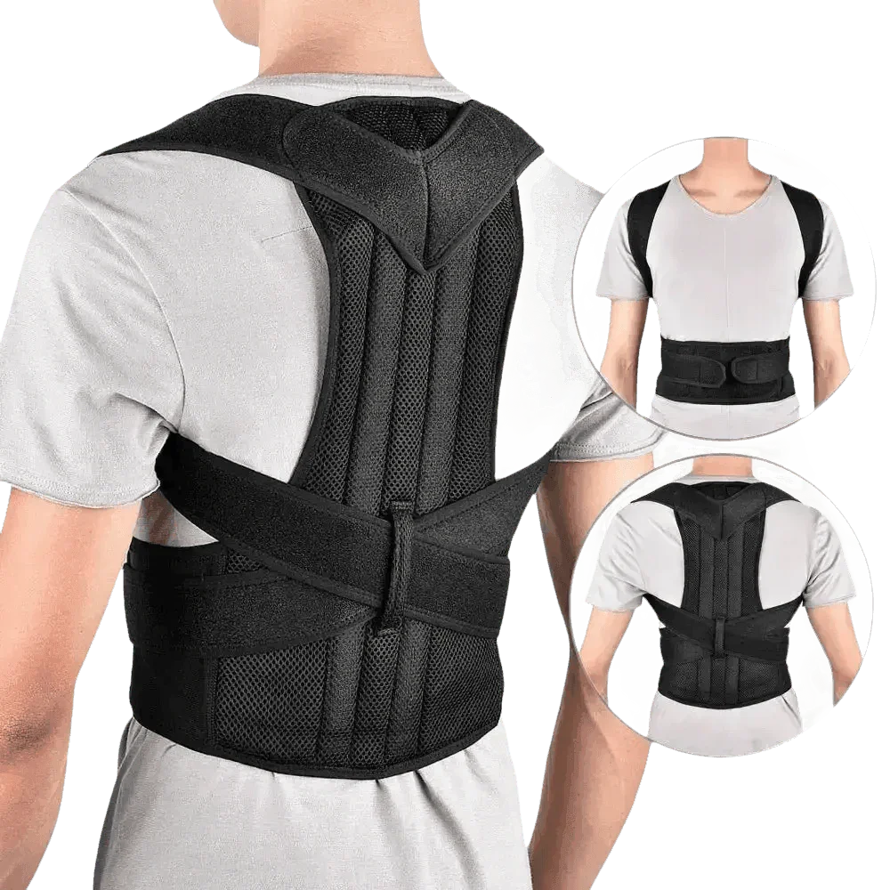 Black Posture Corrector Belt Back Posture Corrector by Shop1102472294 Store
