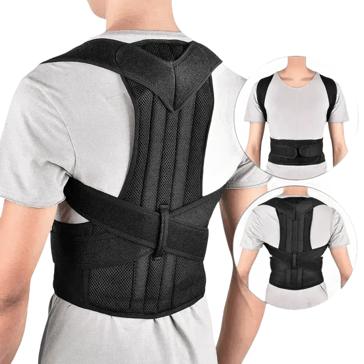 Black Posture Corrector Belt Back Posture Corrector by Shop1102472294 Store