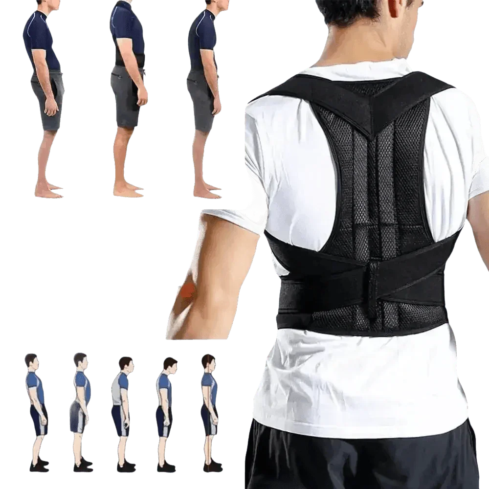 Black Posture Corrector Belt Back Posture Corrector by Shop1102472294 Store