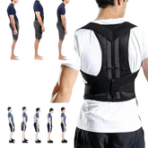 Black Posture Corrector Belt Back Posture Corrector by Shop1102472294 Store