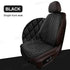 Black Quilted Leather Car Seat Covers Car seat cover by DSERS