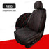 Black Quilted Leather Car Seat Covers Car seat cover by DSERS