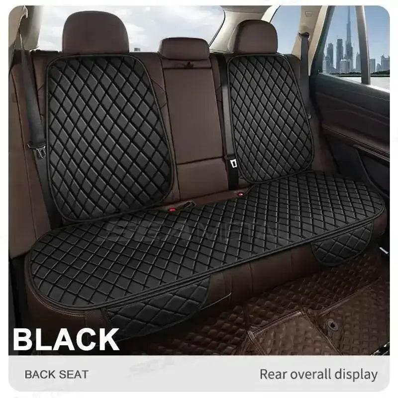 Black Quilted Leather Car Seat Covers Car seat cover by DSERS