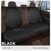 Black Quilted Leather Car Seat Covers Car seat cover by DSERS