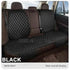 Black Quilted Leather Car Seat Covers Car seat cover by DSERS
