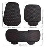 Black Quilted Leather Car Seat Covers Car seat cover by DSERS