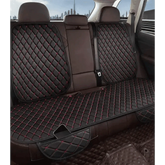 Black Quilted Leather Car Seat Covers Car seat cover by DSERS