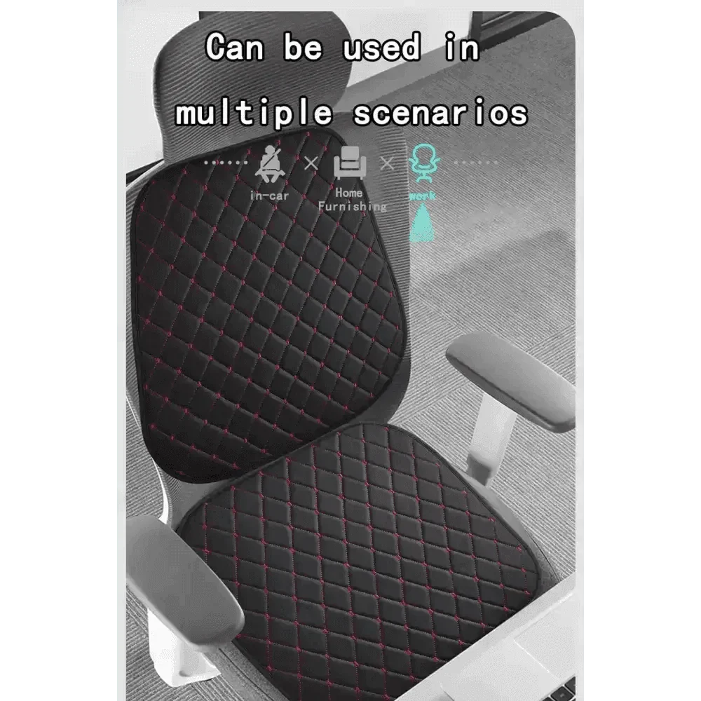 Black Quilted Leather Car Seat Covers Car seat cover by DSERS