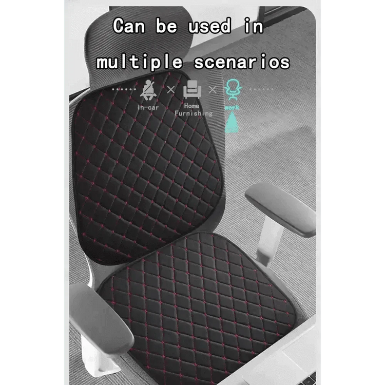 Black Quilted Leather Car Seat Covers Car seat cover by DSERS