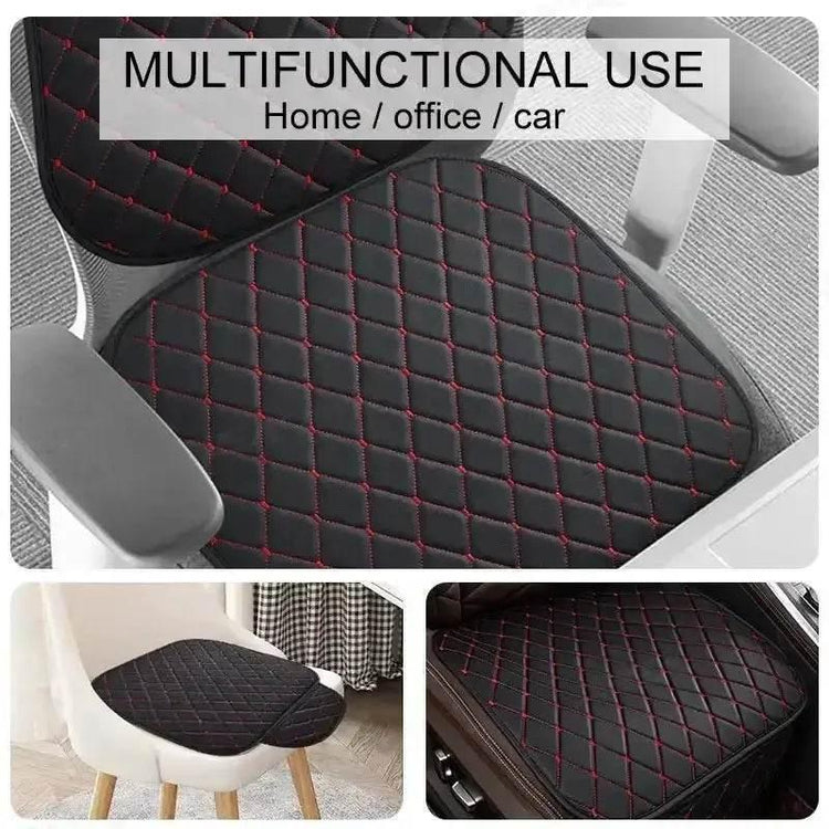 Black Quilted Leather Car Seat Covers Car seat cover by DSERS