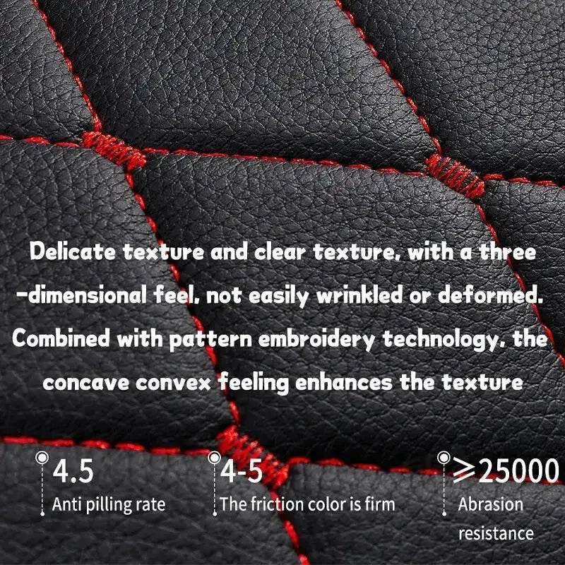 Black Quilted Leather Car Seat Covers Car seat cover by DSERS
