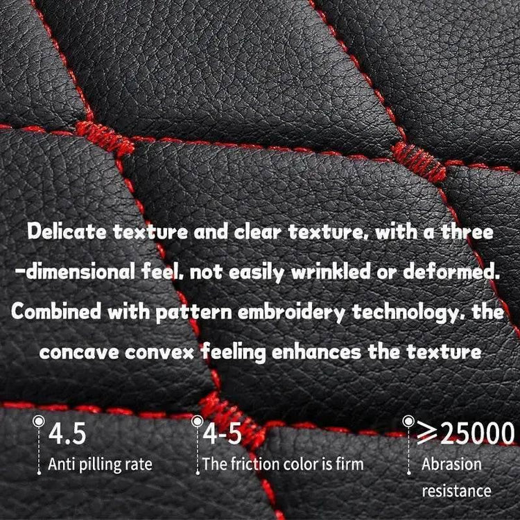Black Quilted Leather Car Seat Covers Car seat cover by DSERS