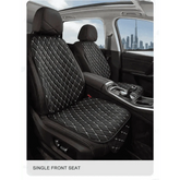 Black Quilted Leather Car Seat Covers Car seat cover by DSERS