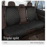 Black Quilted Leather Car Seat Covers Car seat cover by DSERS