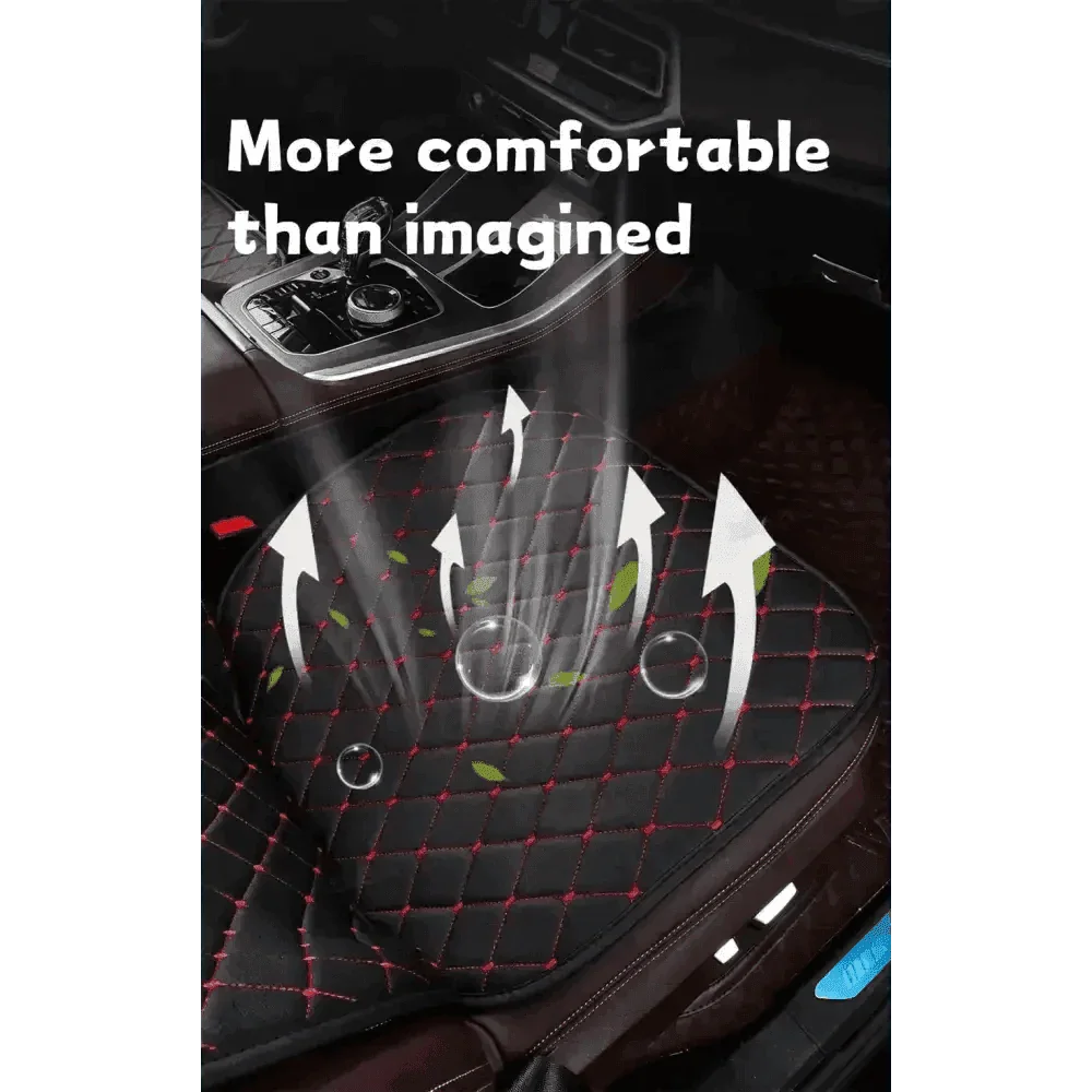 Black Quilted Leather Car Seat Covers Car seat cover by DSERS